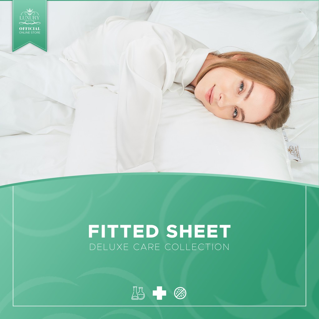 DELUXE CARE FITTED SHEET (ผ้าปูที่นอนดีลักซ์แคร์)