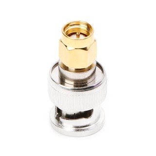 อะแดปเตอร์ SMA-BNC-JJ RF Coaxial Coax Adapter SMA Male to BNC Male Plug Straight