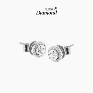 Aurora Diamond ต่างหูเพชรล้อม Little World Collection