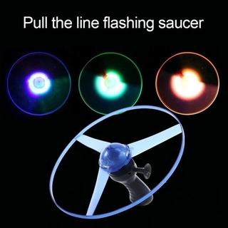 จานบิน Ufo มีไฟ Led หลายสีสันของเล่นสําหรับเด็ก