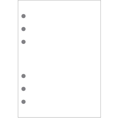 Kw Degree กระดาษโน๊ต ถนอมสายตา B6 แบบไม่มีเส้น