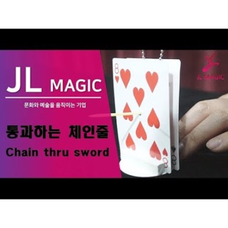 ซ้อยทะลุไม้ขั้นไพ่นำเข้าจากเกา magic tricks