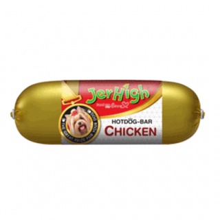 JerHigh Hot Dog Bar Chicken ขนมฮอทดอกสุนัข รสไก่ 150 กรัม