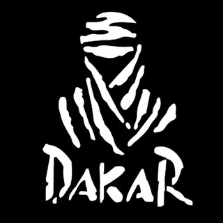 สติ๊กเกอร์ลายตัวอักษร dakar สำหรับตกแต่งรถยนต์