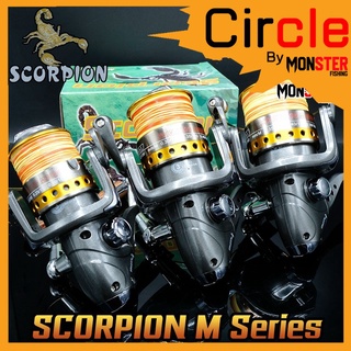 รอกสปินนิ่ง รอกตกปลา สกอเปี้ยน SCORPION M Series M3000/M4000/M5000 ( GRAY-GOLD )