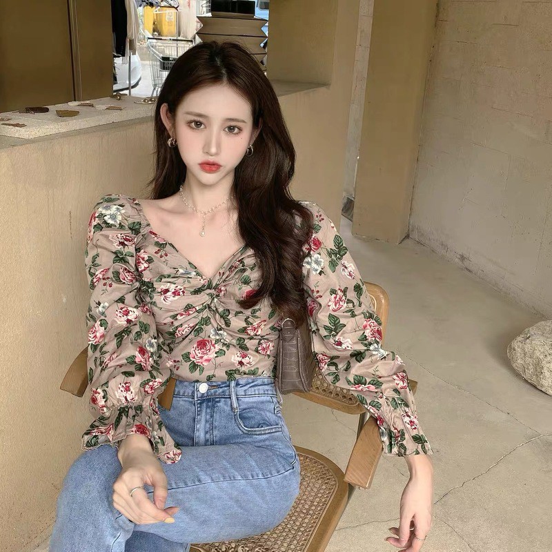 เสื้อแขนยาวลายดอก 03OCT20