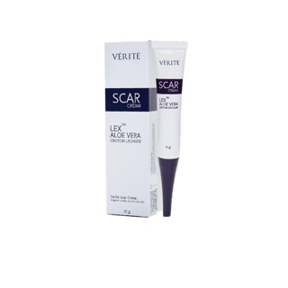 Verite Scar Cream 15g.เวอริเต้ สการ์ ครีม 15 กรัม [ครีมบำรุง ลดรอยสิว รอยด่างดำของผิว รอยแดง รอยแผลเป็น ]