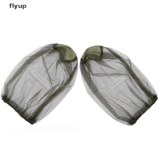 Flyup มุ้งกันยุง แมลง ตาข่าย ใบหน้า ตกปลา ล่าสัตว์ ตั้งแคมป์ กลางแจ้ง หมวกป้องกัน