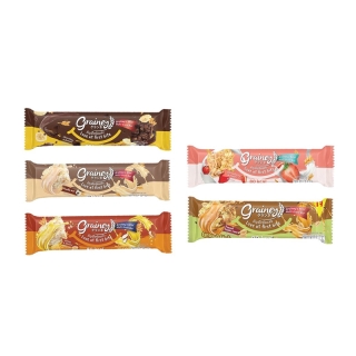 Grainey (เกรนเน่ย์) Multigrain Bar ธัญพืชอัดแท่ง ขนาด 20 กรัม หลายรสชาติ