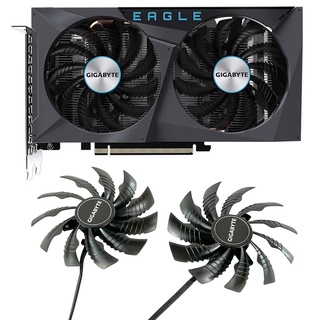 พัดลมการ์ดจอ RTX3050 RTX3060 RTX3060Ti RX6500XT GIGABYTE EAGLE Dual เท่านั้น PLD10010S15H