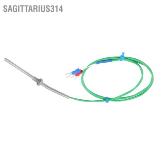 Sagittarius314 โพรบเทอร์โมคัปเปิล ชนิด K เกลียวคู่ เซนเซอร์อุณหภูมิ 0‐200 C สีเขียว M6X50 มม.