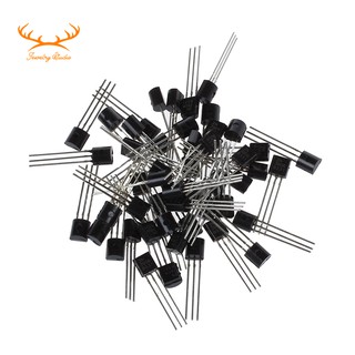 ☀SLAE☀2N3906 3 Pins General Purpose PNP Bipolar Transistors 50 Pcs