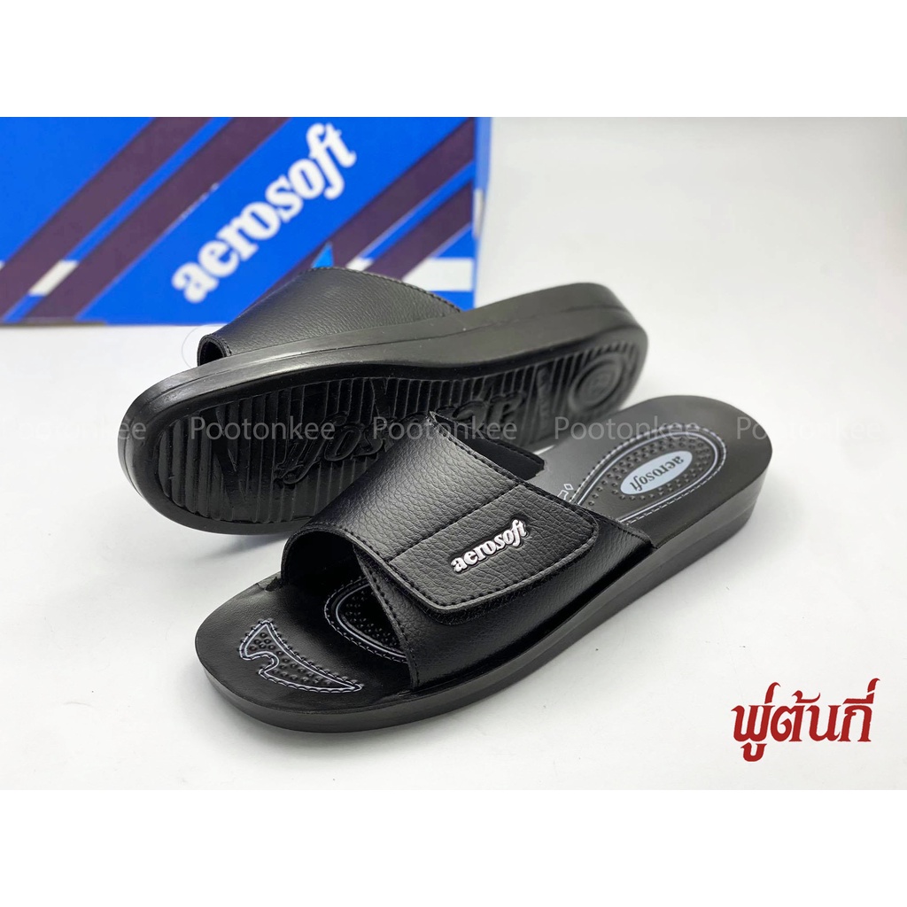 Aerosoft รองเท้าแตะผู้หญิง แบบสวม แอโร่ซอฟ รุ่น 2102 ไซส์ 35-41 ของเเท้ พร้อมส่ง