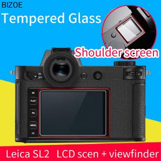 กระจกนิรภัยป้องกันหน้าจอสำหรับ Leica SL2 จอแอลซีดีไหล่หน้าจอกระจกเลนส์ป้องกันหน้าจอแอลซีดีป้องกัน