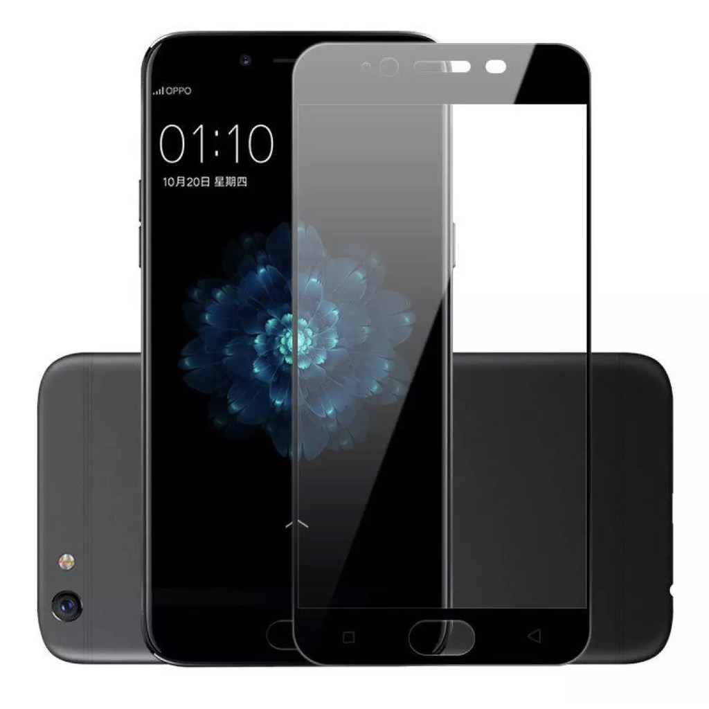 F ฟิล์มกระจกเต็มจอ OPPO A57 รุ่นเก่า ฟิล์มกระจกนิรภัยเต็มจอฟิล์ม ออฟโป้ ฟิล์มกระจกกันกระแทก พร้อมส่ง