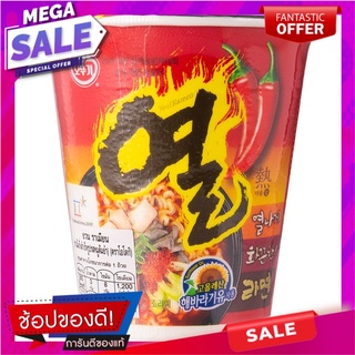 โอโตกิราเม็งกึ่งสำเร็จรูปรสหมูต้มยำ 62กรัม Otoki Instant Ramen, Tom Yum Pork Flavor, 62g.