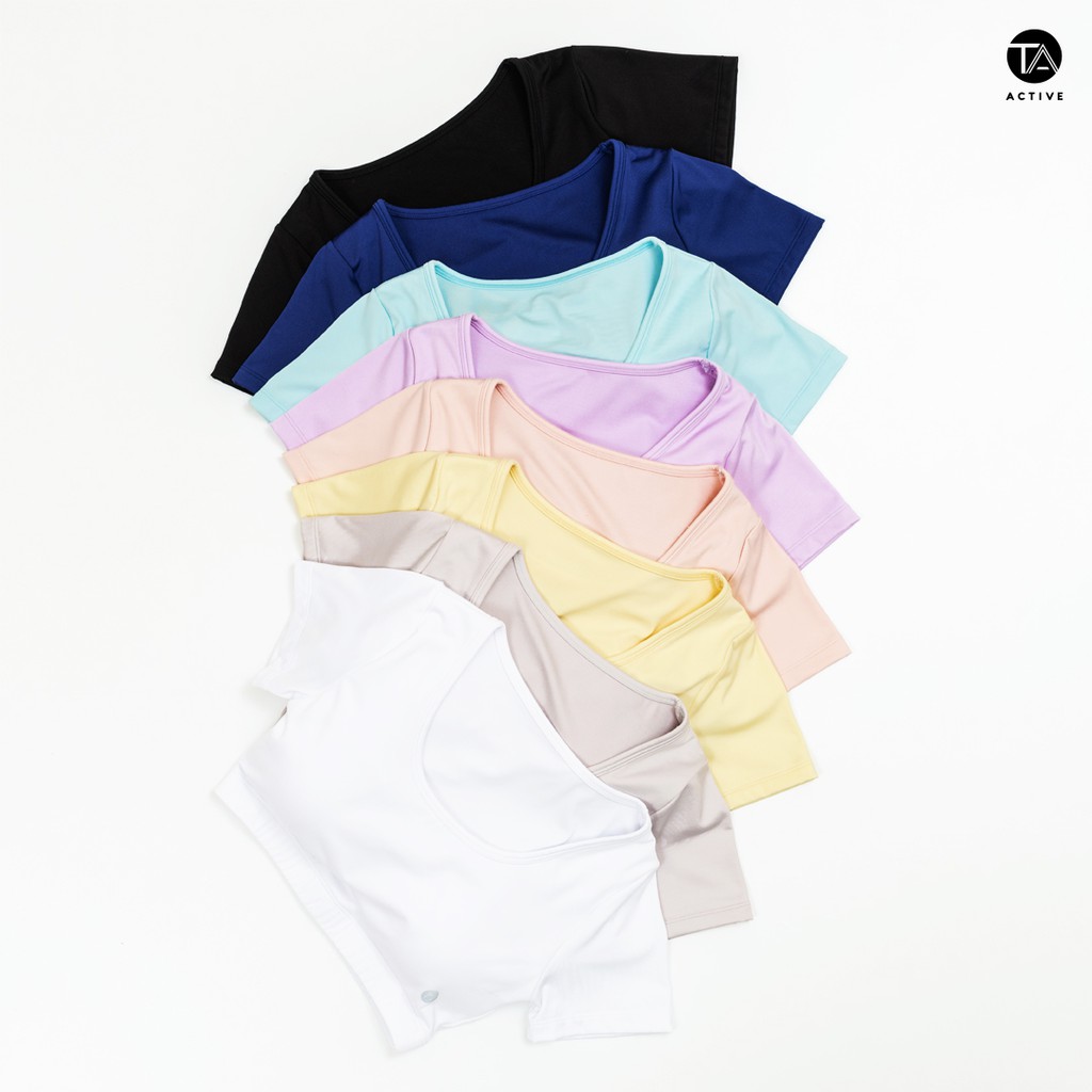 ชุดออกกำลังกาย TA ACTIVE MINIMAL CROP TOP สปอร์ตบรา เสื้อครอป ออกกำลังกาย
