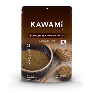 คาวามิโฮจิฉะชนิดผง100% ขนาด 100 กรัม. KAWAMI Houjicha Powder100% size 100g.