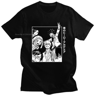 [100% Cotton] เสื้อยืด ผ้าฝ้าย พิมพ์ลาย My Hero Academia MHA Boku No Hero Academia แฟชั่นคลาสสิก