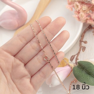 พร้อมส่ง📌สร้อยคออิตาลี18k สร้อยแฟชั่น สไตล์เกาหลี แบบใหม่ลายสวย