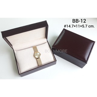กล่องนาฬิกาลายหนังหลุยส์ ลายหนังจรเข้ (BB-12)
