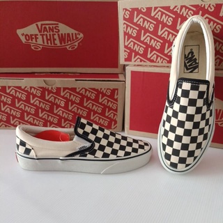 vans*checkerboard✅slip*on♥️สินค้าสวยแท้ผ่านQCไม่มีตำหนิ✅