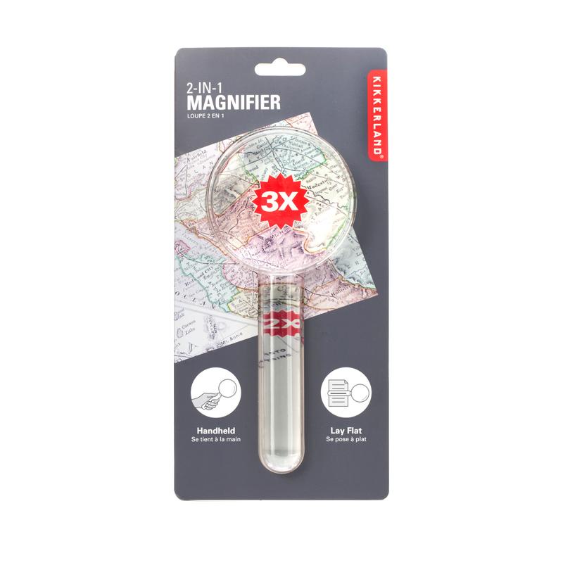 Kikkerland ACRYLIC MAGNIFIER – แว่นขยาย ราคา ถูกที่สุด ดีลบีเคเค