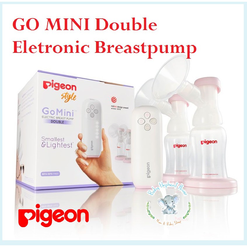 เครื่องปั๊มนมไฟฟ้าคู่ Pigeon GoMini
