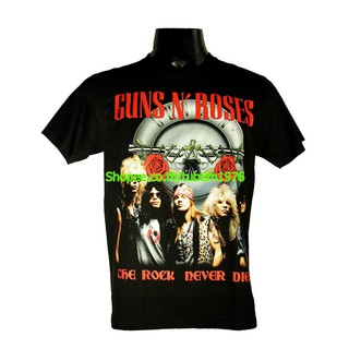 เสื้อยืดสุดเท่เสื้อวง Guns N Roses เสื้อวงดังๆ วินเทจ เสื้อวินเทจ กันส์แอนด์โรสเซส GUN581Sto5XL