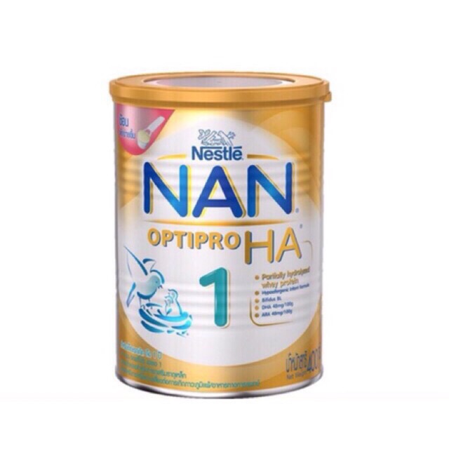 NAN OPTIPRO HA1 ขนาด 400 กรัม นมผง nestle nan