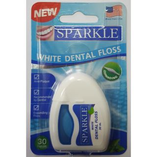 SPARKLE White Dental Floss ไหมขัดฟัน สปาร์คเคิล