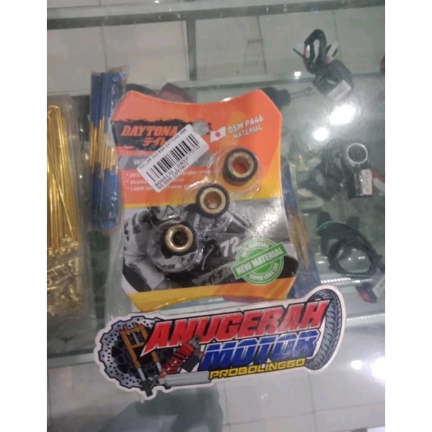 Roller Mio Sporty - Soul 110 - Mio J - Fino 110 - Xride 110 - DAYTONA - 9, 10.5Gram - ไม้บรรทัด Dayt