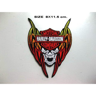 อาร์มรีดติดเสื้อฮาเล่ย์ ตกแต่งเสื้อผ้า HARLEY DAVISION ชุด 2/2