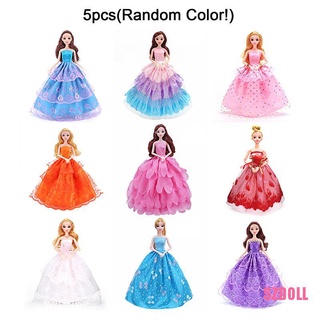 [SZDOLL5] ชุดเดรสแต่งงาน ขนาด 29 ซม. สําหรับตุ๊กตา 5 ชิ้น