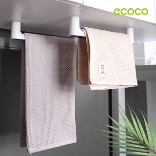 [พร้อมส่ง]Ecoco ราวติดผนัง ราวตากผ้าเช็ดตัว ราวแขวนผ้าในห้องน้ำ ติดผนังไม่ต้องเจาะรู ที่แขวนผ้า