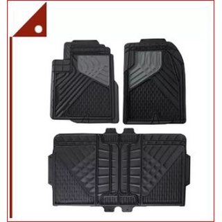 Hopkins : HPK79100* แผ่นยางปูรองพื้นในรถยนต์ Go-Gear Black Mid-Size Rubber Mats, 4 Piece Set