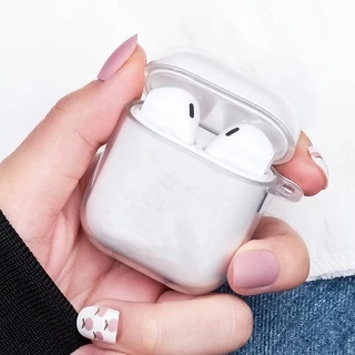 เคสหูฟังคริสตัลสำหรับ Compatible for AirPods 1/2/3/4 Pro ซิลิโคนใสฝาครอบป้องกัน