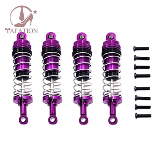 4Pcs Adjustable All Metal Shock Absorbers Damper for Wltoys 144001 124019 124018 RC Car Upgrade Parts Accessories,2