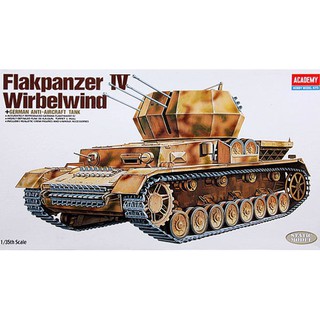 พลาสติก โมเดล ประกอบ ACADAMY MINICRAFT สเกล 1/35 Flakpanzer IV Wirbelwind (13236)