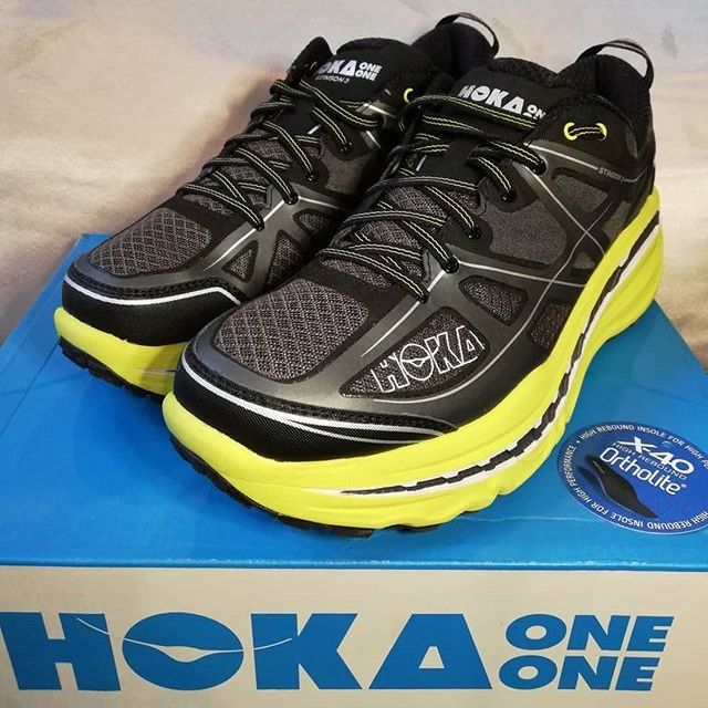 Hoka One One Stinton 3 ATR รองเท้าวิ่ง รองเท้าออกกำลังกายสุขภาพผู้ชาย ของแท้ มือสอง