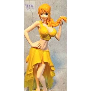 [ มือสอง งานแท้ ญี่ปุ่น ] Nami นามิ ขนาด 9" ใส่ชุดเจ้าสาวสีเหลือง วันพีช Pirate Onepiece (ของแท้)