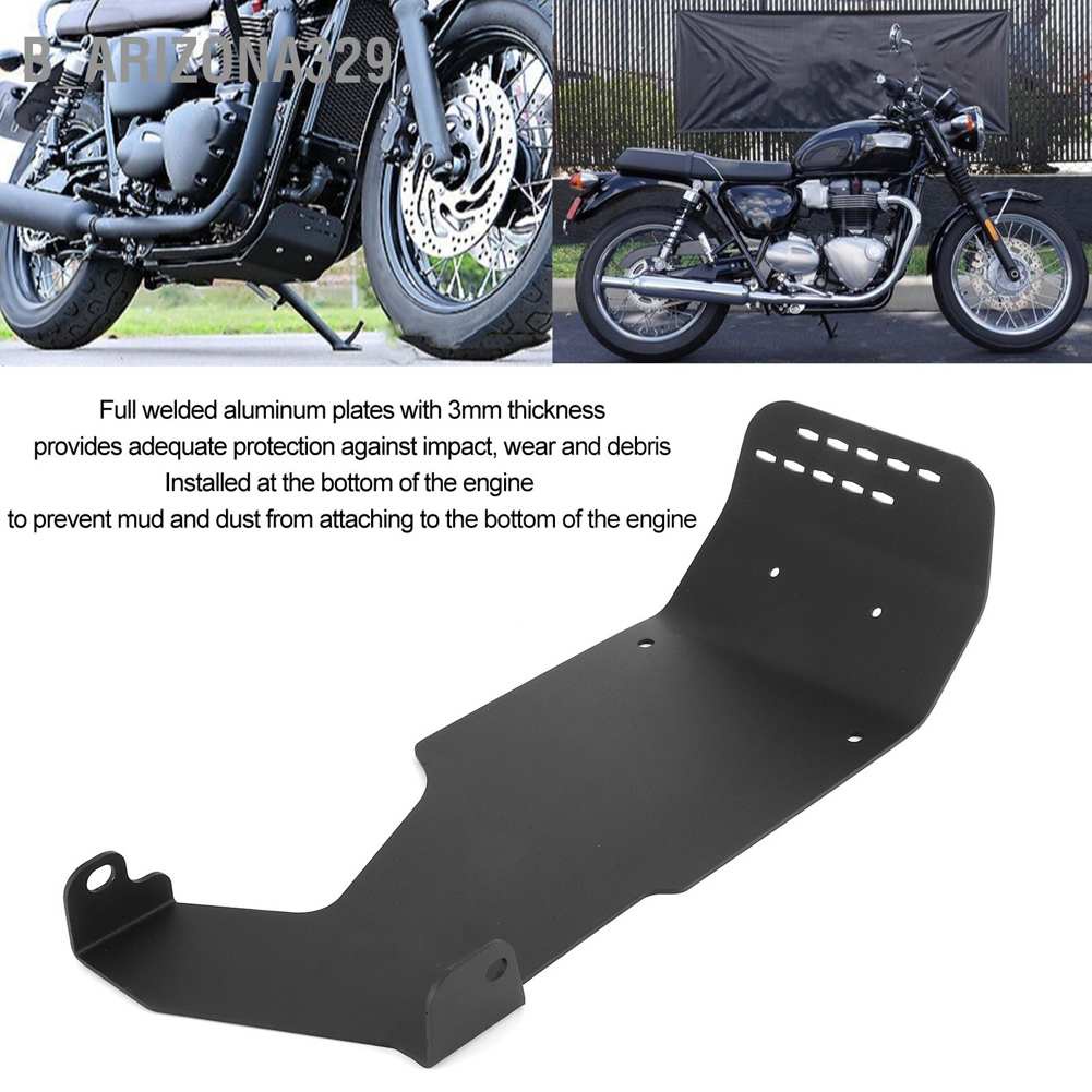 Arizona329 ฝาครอบเครื่องยนต์รถจักรยานยนต์ กันลื่น สําหรับ Triumph Bonneville T120 T100