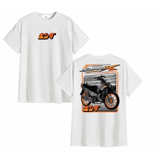 คอลูกเรือเสื้อยืดคอกลมเสื้อยืด ลาย Distro HONDA SUPRA X ADVENTURE สําหรับผู้ชาย และผู้หญิงผ้าฝ้ายแท้