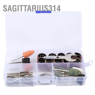 Sagittarius314 46 Pcs Electric Grinder Accessory Kit Sandpaper Alloy for Cutting Grinding Polishing