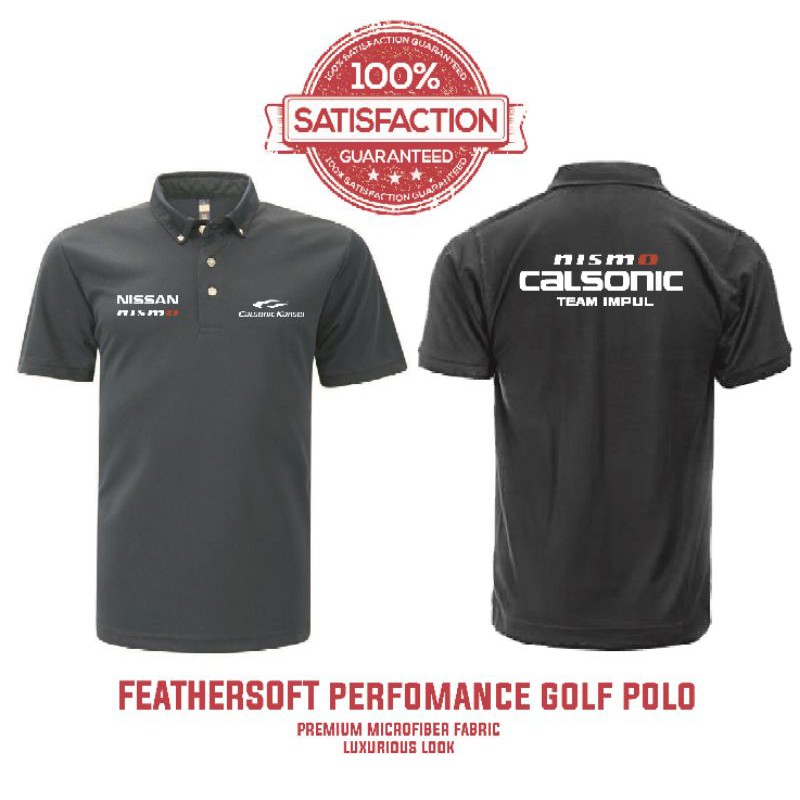 เสื้อยืดคอปก Nismo Calsonic Nissan