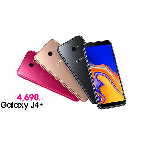 [MBMAR19คืน230c] Samsung Galaxy J4 + จอใหญ่ 6 นิ้ว J4 Plus ราคาน่ารัก เครื่องศูนย์ไทย