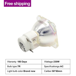 Free Shipping Stage Light 200W 5R/7R 230W Metal Halide Lamp Mobile Beam Lamp 230 Beam Platinum Metal Halide Lamp High Qu