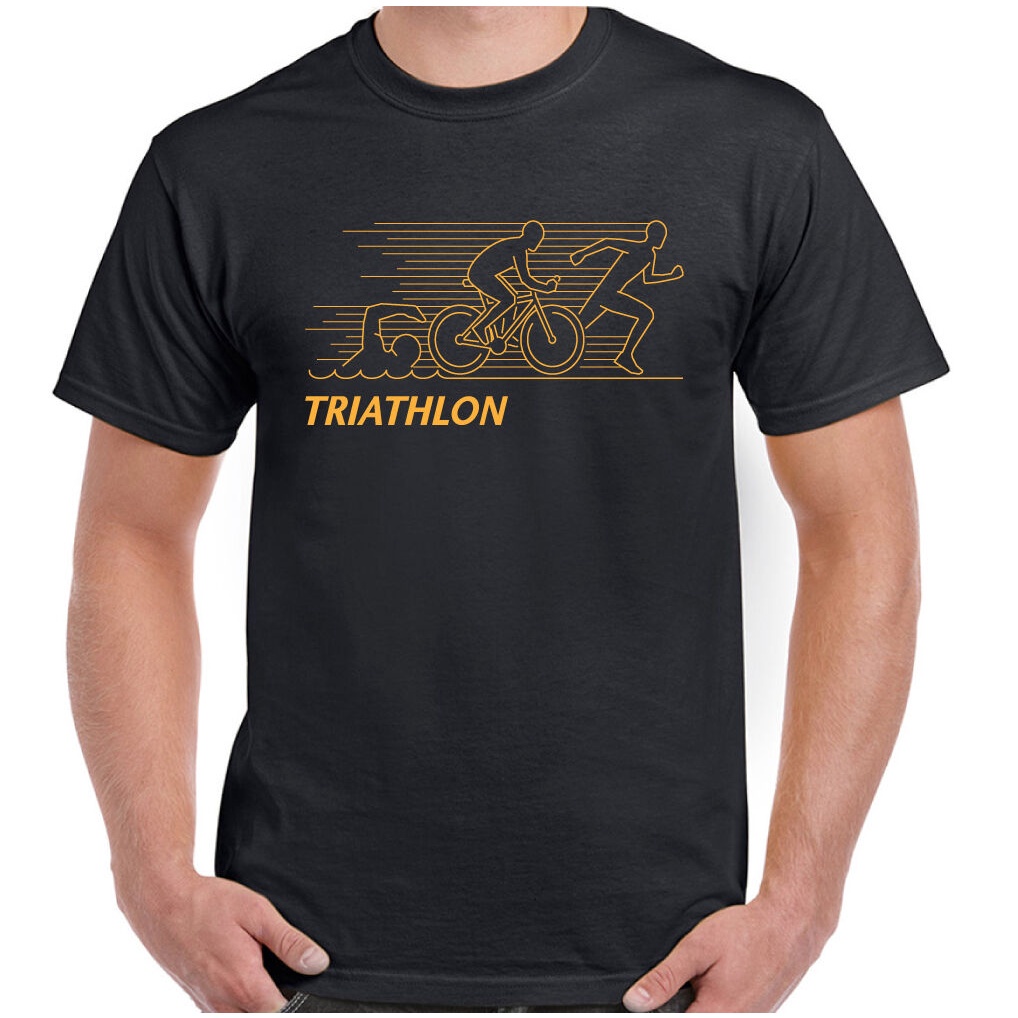 เสื้อแฟชั่นผญ - ไตรกีฬา - บุรุษเสื้อยืดขี่จักรยานวิ่งว่ายน้ํา Ironman กีฬาจักรยานชุด OP เสื้อยืดลํา