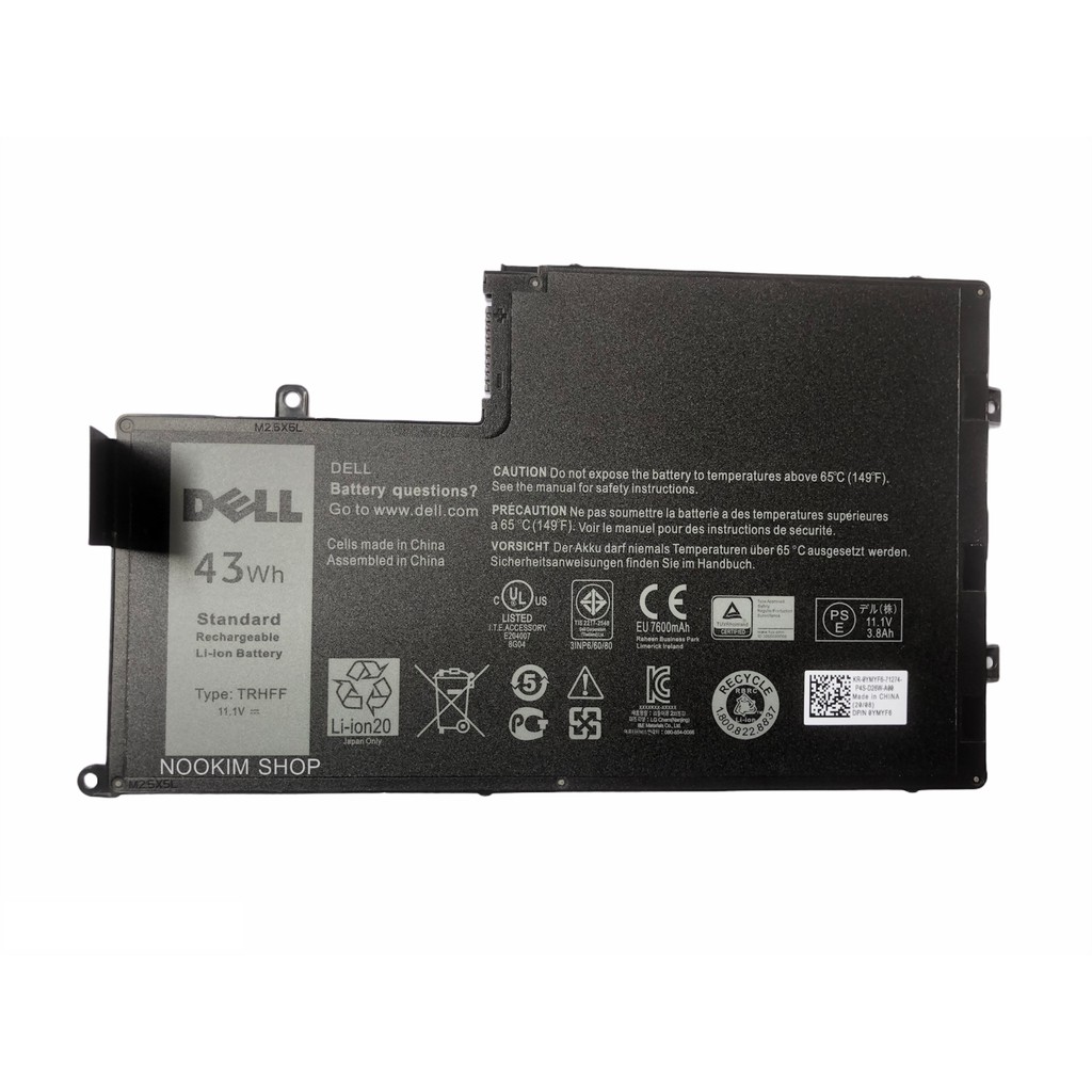 Dell แบตเตอรี่ TRHFF (สำหรับ INSPIRON 15 5000 5547 5445 5448 5545 5547 ...
