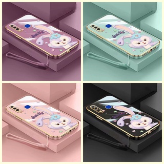 เคส Realme 7 Pro C21 C11 2021 C20 C12 C15 C25 Realme 7 8 4G 5G Realme 7i C17 X7 Pro การ์ตูน Electroplated เคสโทรศัพท์ Soft Case